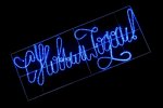 Flesi LED Мотив "С Новым Годом" 2.3m*0.9m Светодиодное пано