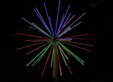 Фотография товара 'Flesi LED-EM-001-М, 240V Фейерверк Шар с контроллером 12 режимов 3м*3м*3м, 52 луча, 00337'