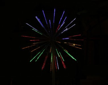 Фотография товара 'Flesi LED-EM-002-М, 240V Фейерверк Шар с контроллером 12 режимов 4м*4м*4м, 52 луча, 00338'