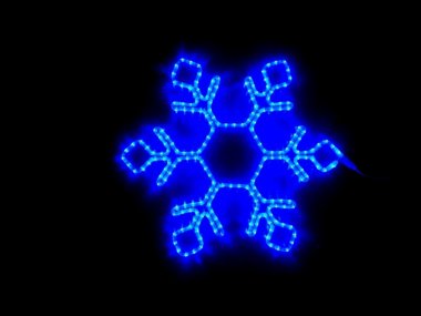 Фотография товара 'Flesi FLESI-LED-FL-SNOWFLAKE-60x58-240V-B Снежинка светодиодная'