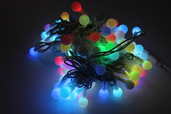 Фотография товара 'Flesi LED-PLR-100-15M-25MM-240V-RGB/WH-W/O(INTENSIVE) Светодиодные гирлянды'