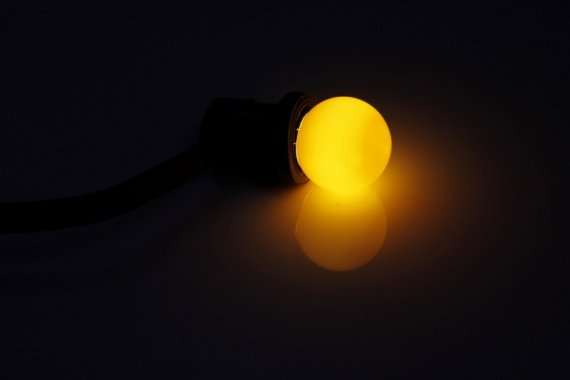 Фотография товара 'Flesi LED G45 0.5W 220-240V-Yellow-E27 Белт-лайт'