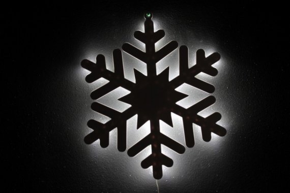 Фотография товара 'Flesi FCB(L)-BACK-SNOW-0003-3.5V-W Снежинка светодиодная'