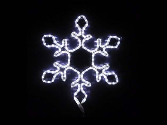 Фотография товара 'Flesi-LED-FL-SNOWFLAKE-2-73x73-240V-W Снежинка светодиодная'