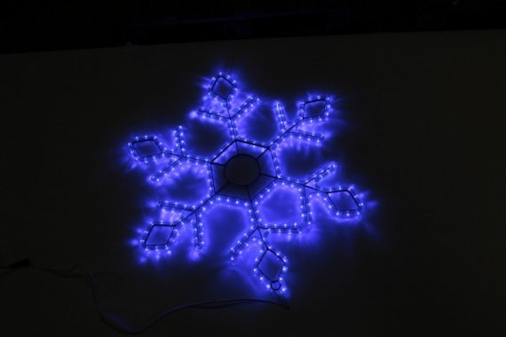 Фотография товара 'Flesi-SNOWFLAKE-55x55-240V-B Снежинка светодиодная'