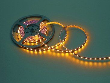 Фотография товара 'Flesi Открытая гибкая лента IP20 (без защиты) с клеевым скотчем 3М FLEX-SS3180В-Y IP20,12V,60 SMD5050, 00703'