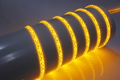 Фотография товара 'Flesi Герметичная гибкая лента IP65 (печатная плата залита силиконом) с клеевым скотчем 3М FLEX-SDP5600B-Y IP65, 00733'