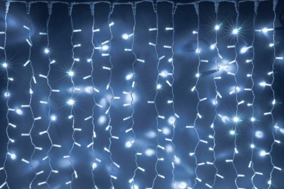 Фотография товара 'Flesi LED- PLS-1820-240V-2*1,5М-W/WH-F Светодиодный занавес'