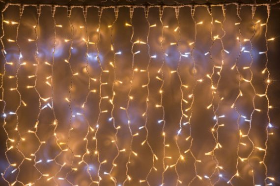 Фотография товара 'Flesi LED-PLS-3020-2X1.5M-240V-WW/CL-FLA Светодиодный занавес'