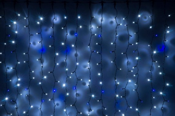 Фотография товара 'Flesi LED- PLS-5720-240V-2*6М-W/BL-F(Blue) Светодиодный занавес'