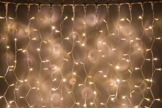 Фотография товара 'Flesi LED-PLR-1510-0.75*1M-240V-WW/WH Светодиодный занавес'