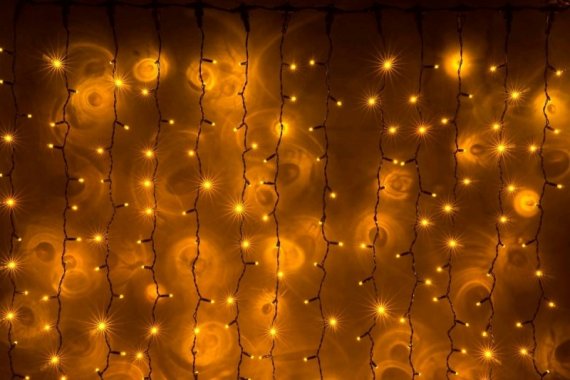 Фотография товара 'Flesi LED- PLS-1920-240V-2*1,5М-Y/BL Светодиодный занавес'