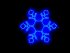 Фотография товара 'Flesi FLESI-LED-FL-SNOWFLAKE-60x58-240V-B Снежинка светодиодная'