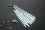 Flesi Сосульки Трубки ICE 0,5М LED-PLM-SNOW-420L-0,5-4.5M-10-12V-W не соединяемая, 01583