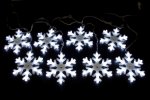 Flesi СНЕЖИНКИ с контроллером LED-SNOW-FZ(198)-8-2.5M-230V-W, 00314