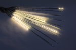 Flesi LED-PLM-SNOW-540SMD-0.5*4.5M-10-12V-WW Светодиодные тающие сосульки